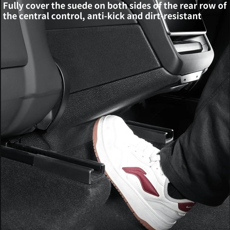 For Tesla Model Y Juniper/Launch 2025 Central Control Side Anti Kick Pad TPE Anti-Dirt Protective Cover Car Interior Accessories