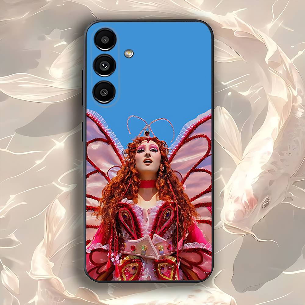 C-Chappell Roan Singer Phone Case For Samsung Galaxy A73,31,32,72,41,53,52,71,22,5G,Note,J7,8,9 Soft Black Cover