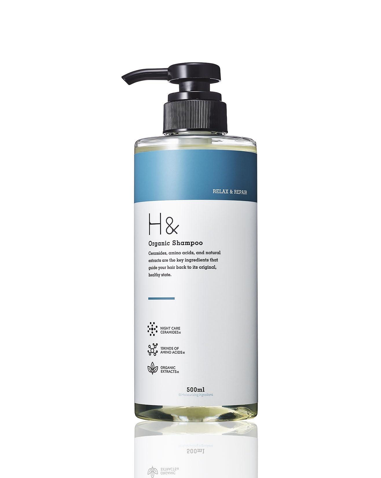 

Shampoo Treatment Exclusive Amino Intensive Damage Repair Citrus H&Ash & & (Salon Product) - Acid-Based (Shampoo Bottle, Floral) белый