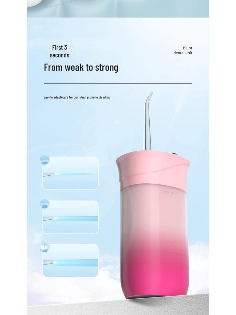 Tragbarer Elektrischer Teleskop-Wasserzahnseide Zahnreiniger