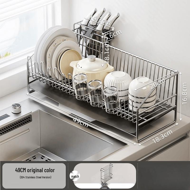 HUALEAI Stainless Steel Kitchen Dish Drying Rack