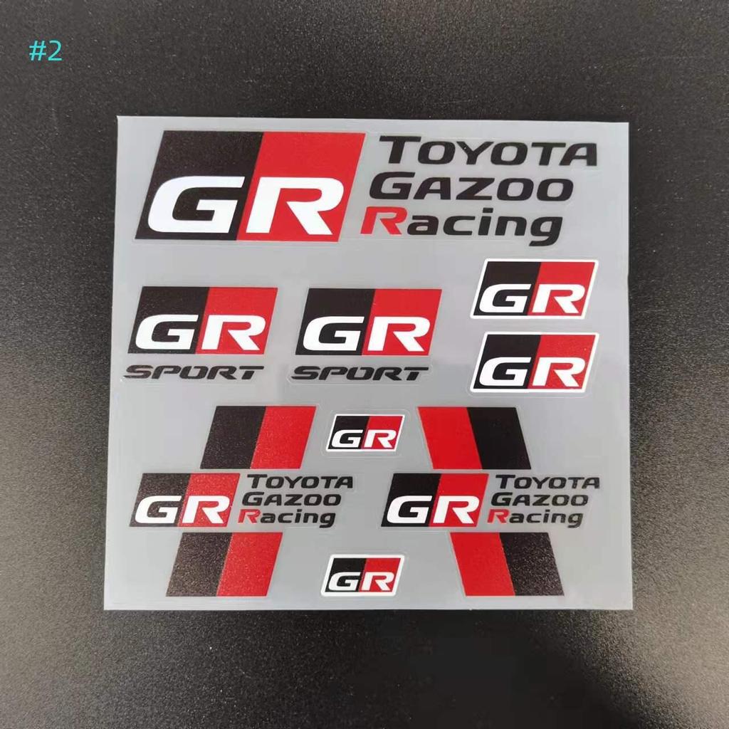 Autómatricák Stílusos Vinil Grafika Csíkok Autóajtó Első Fájl Napellenző Ablak Dekoráció Toyota Gr Sport C-Hr Rav4 Avensis TRD-hez
