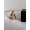 Minimalist Adjustable Copper Ring For Women With Unique Geometric Design And Elegant Style