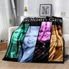 Classic Tv Throw Blanket Golden Girls Friend Ship Flannel Lightweight Plush Fuzzy Cozy Soft Blankets and Throws Custom Blankets