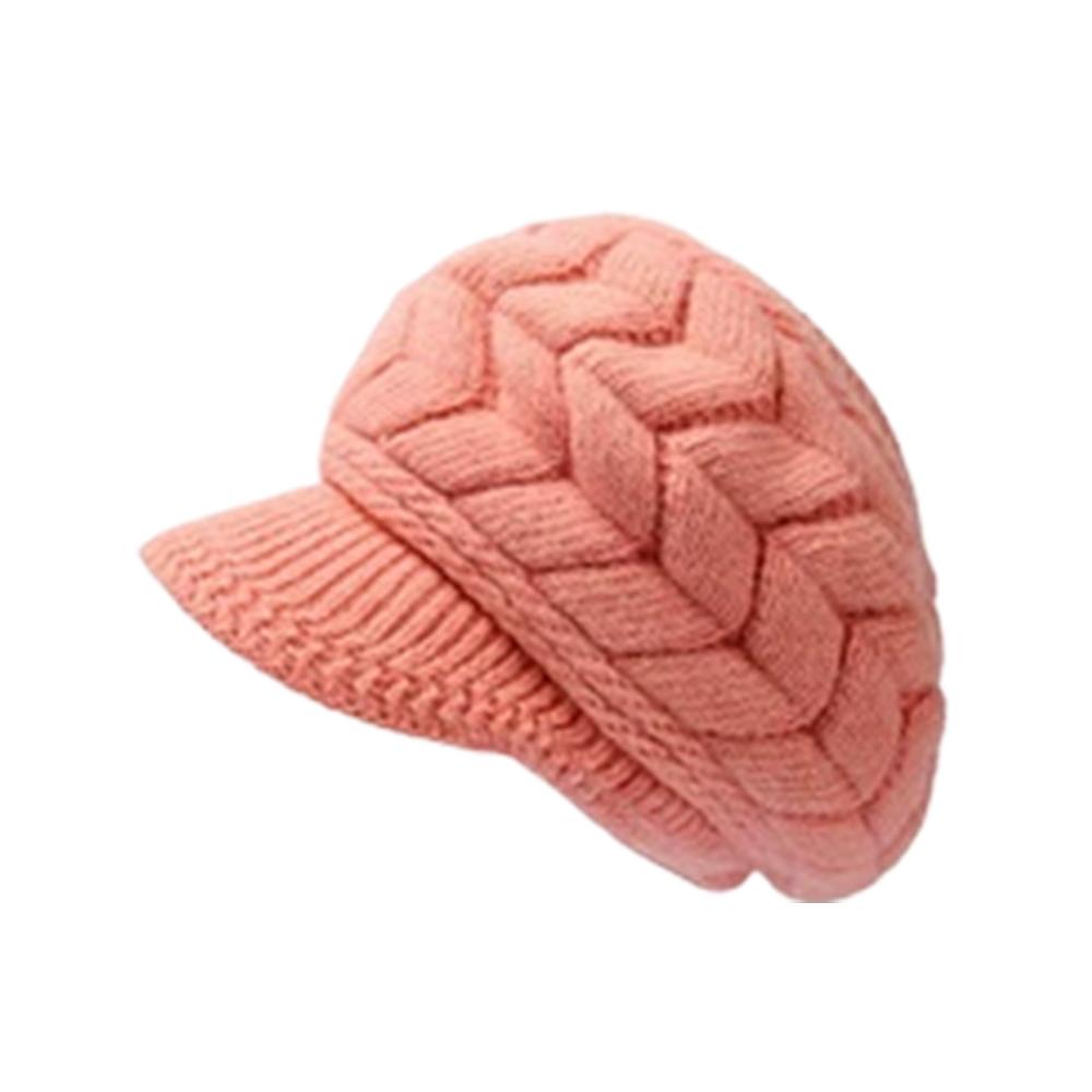 

Winter Plush Knitted Duckbill Hat for Women Men Windproof Warm Woolen Cap Fashion Sun Visors Ski Riding Bonnet Beanies