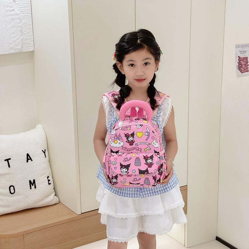 Cartoon Animation Cute Little Girl Backpack Kindergarten Small And Medium Class Baby Schoolbag Foreign Style Printing Children'S Backpack