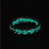 Stainless Steel Gothic Punk Ring for Men Women Glow In Dark Unisex Oil Coated Jewelry