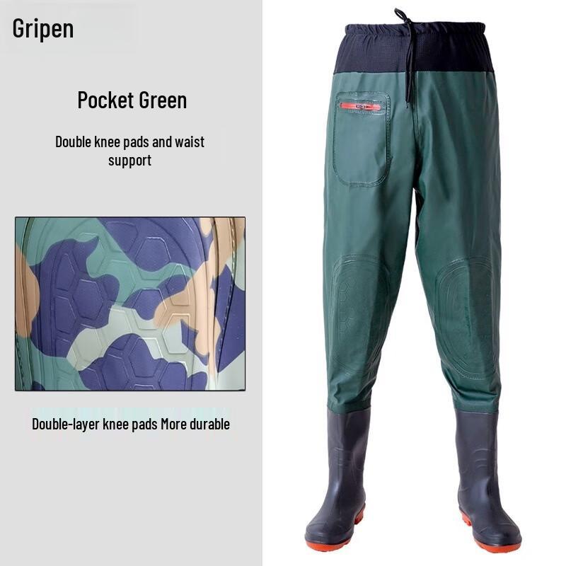 Yingshi Double Knee Pad Waterproof Waders 40