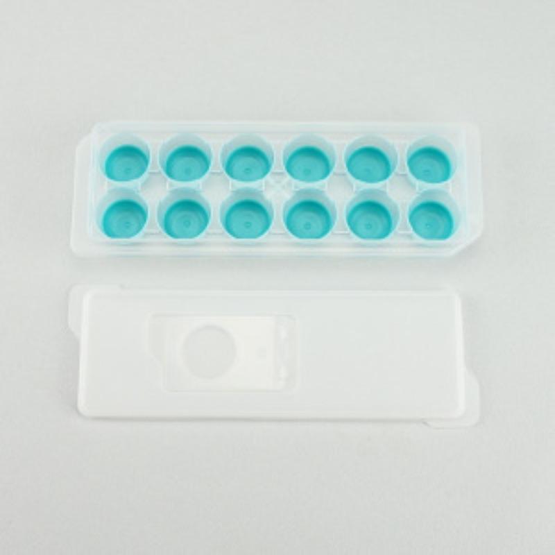Silicone 9/12 Grid Giant Silicone Ice Cubes Square Tray Mold Orange Non-Toxic Durable Wine Ice Cube Bar Blocks Maker