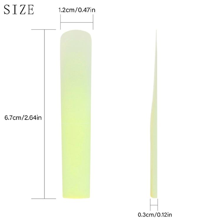 Soprano Sax Mouthpiece Reed Sax Repair Accessory Saxophone Reed ABS Texture Reed Professional Saxophonist Reed