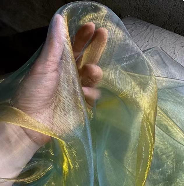 Dreamy Soft Organza Skirt Fabric: Flowing Light Gauze & Bright Silk