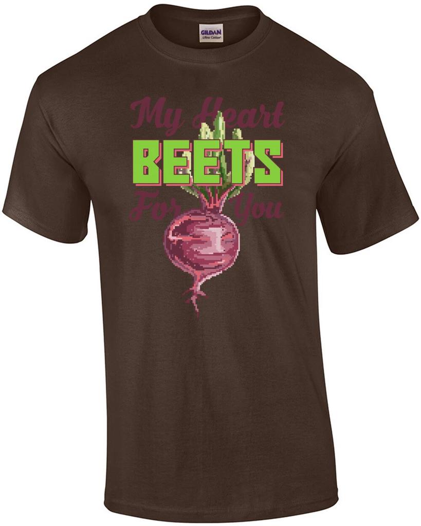 Mein Herz schlägt für dich Retro-Wortspiel T-Shirt
