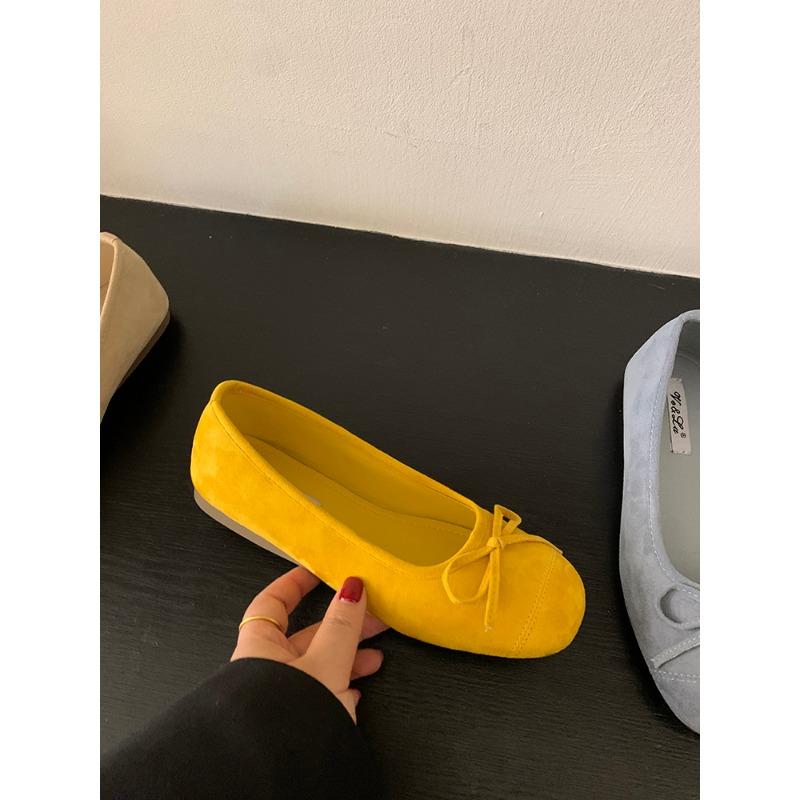 Fashion 2025Soft Female Silk Fashion Shallow Ladies Flats With Shoes Slides Round Toe Footwear Slip On Women Ballet