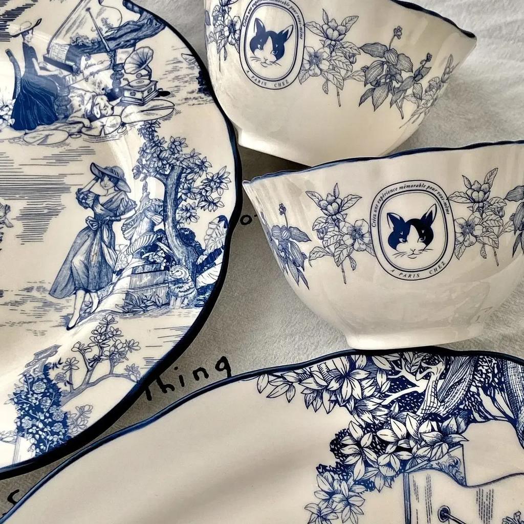 New Tableware Dinner Plate Dishes and Plates Sets  Completa De Dinner Plate Set Serving Dishes Sets