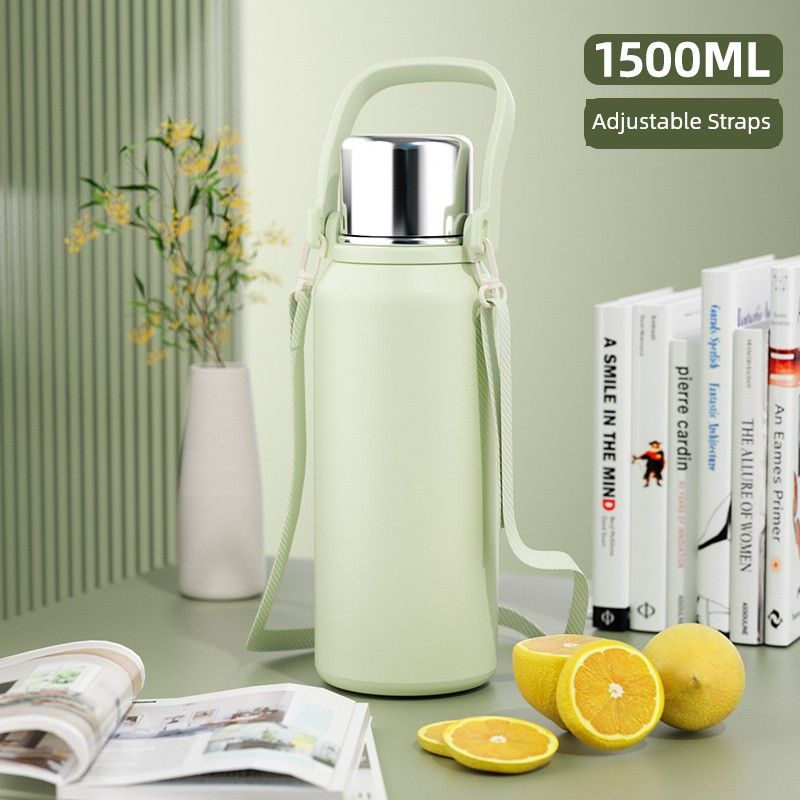 Thermos Cup, Travel Kettle, Tea Cup, Portable for Adults, Can Be Carried on the Body, Can Be Hung on the Body, and Can Be Used as a Water Bottle
