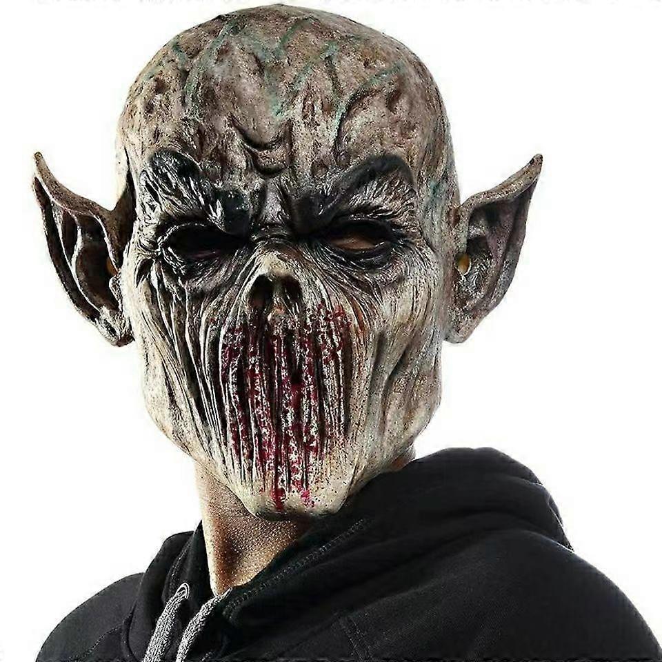 Halloween Mouthless Alien Horror Monster Mask Latex