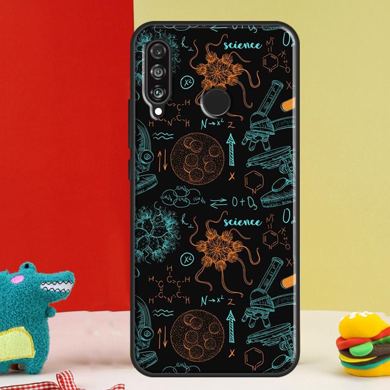 Biology and Chemistry For Huawei Nova Y91 Y90 Y60 Y70 Y72 Y61 9 10 SE 12i 12s 11i 5T P60 Pro P20 P30 P40 Lite Case