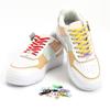 NEW 1 Pair Metal Shoelaces Buckle AF1 Shoe Decoration Suitable for All Shoes Sneakers Shoes Accessories Flat Shoelace Buckle