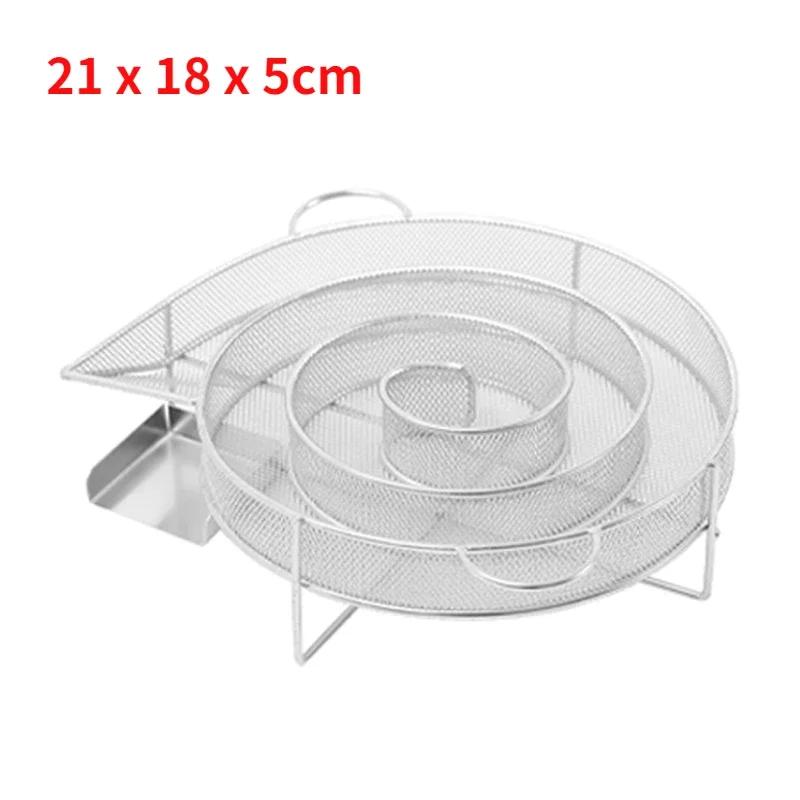 

Cold Smoke Generator for BBQ Grill or Smoker Wood Dust Hot and Cold Smoking Salmon Meat Burn Cooking Stainless Bbq Tools