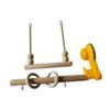 Suction Cup Bird Perch Suspended Parrot Training Rack Platform Parakeet Swing Toy  Window