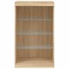 Vidaxl Szafka Z Oświetleniem Led, Dąb Sonoma, 60,5X37X100 Cm