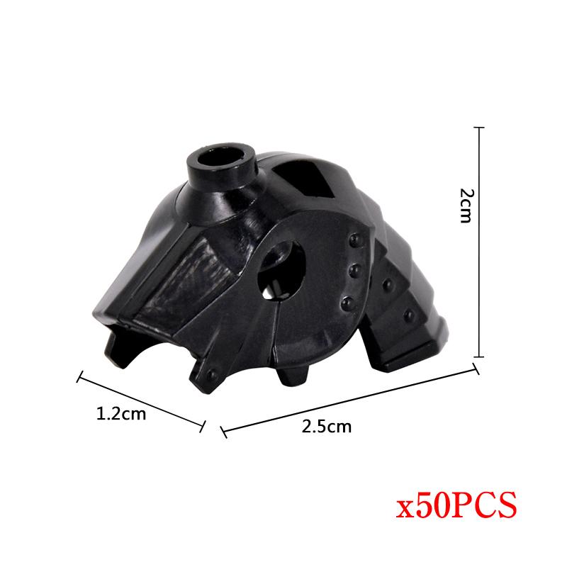 MOC 50 Stück Mittelalter Militär Mittelalter Ritter Kriegspferd Rüstung Pferdeleine Actionfiguren Bausteine Steine Spielzeug Kindergeschenk