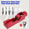 Spark Plug Gap Tool Spark Plugs Gapping  Metal Car Engine Spark Plug Gap Tool Compatible for 10mm 12mm 14mm 16mm Thread