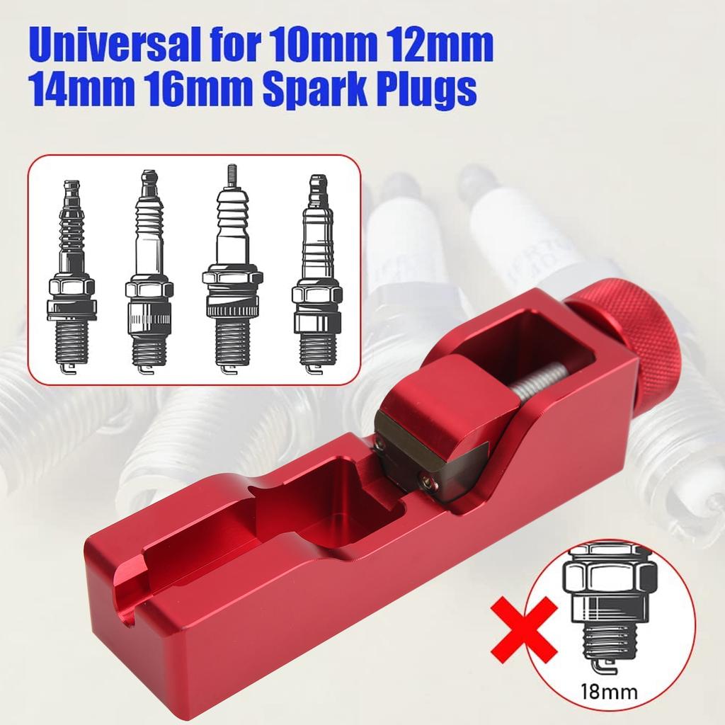 Spark Plug Gap Tool Spark Plugs Gapping  Metal Car Engine Spark Plug Gap Tool Compatible for 10mm 12mm 14mm 16mm Thread