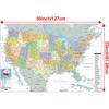 Map of the United States-Administrative Map,for Classroom,Student Room&Home,Educational Wall Art,Travel Supplies