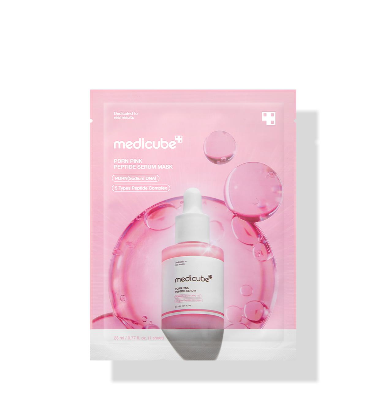 MEDICUBE PDRN Pink Peptide Ampoule Mask (10 sheets)