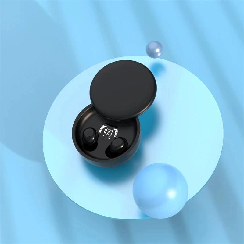 Mini Invisible Earbuds Sleep Headphones Bluetooth 5.4 Earphones TWS Wireless HIFI Stereo Noise Reduction Waterproof Heasets
