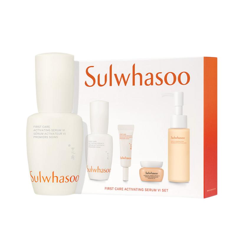 [Sulwhasoo] First Care Aktivierendes Serum Set (Serum 30ml + Schaum 50ml + Serum 8ml + Straffende Creme EX 5ml)
