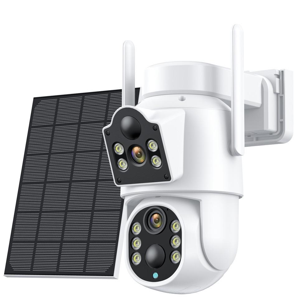 

iCSee Dual-Screen Solar-Powered Camera with HD 4 Million Outdoor Motion Detection and PTZ