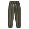Unisex Schwere Armeegrün Twill Jogginghose: Gemütliche, gerippte Freizeit-Sportbekleidung für Frühling & Herbst