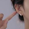 Silver Luxury Square Earrings