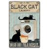 Plaque Metal Tin Signs Laundry Room Wall Decoration Vintage Art Posters Iron Painting for Man Cave Home Cafe Bathroom Club Bar