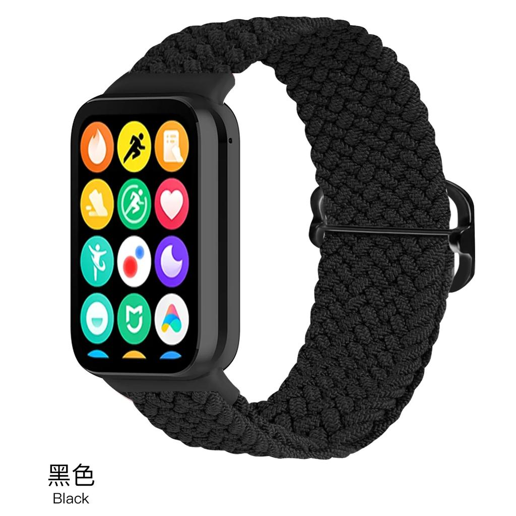 Nylon Loop Strap for Xiaomi Mi Band 9/8 Pro Bracelet AccessoriesCorrea for Redmi Watch 5/4 Belt Smartwatch Replacement Wristband