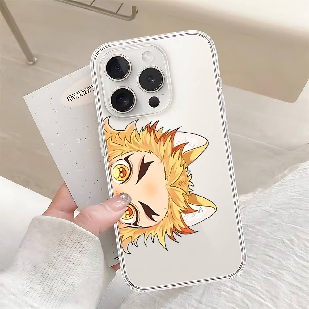 Coque de téléphone K-Kyou-jurous R-Ren-gokus Pour Iphone17 16 15 11 13 14 Pro Max 7 8 Plus X Xr Xs Max Se2020 12mini Transparent Cov