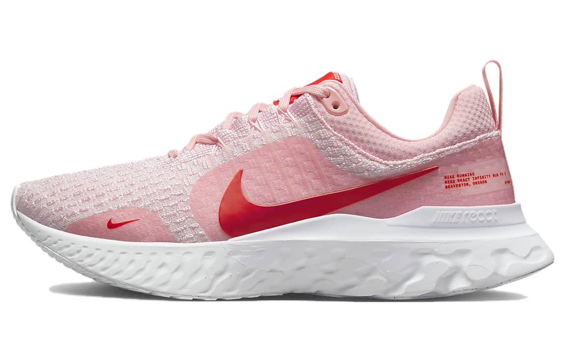 

Nike React Infinity Run Flyknit 3 Premium Medium Soft Pink Light Crimson Women s DZ3016-600 36.5