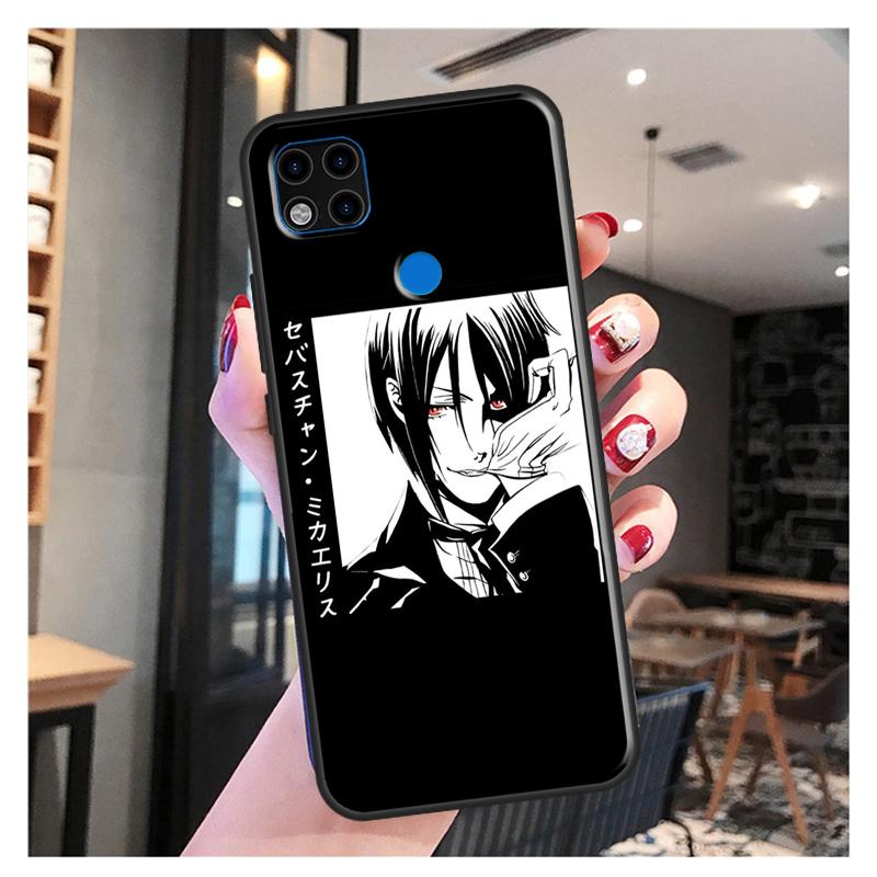 Sebastian Black Butler Kuroshitsuji Fall Für Xiaomi Redmi Hinweis 10 Pro Hinweis 9 Pro Hinweis 11 Pro 8T 9S 10S 10 9A 9T 9C Abdeckung Fall