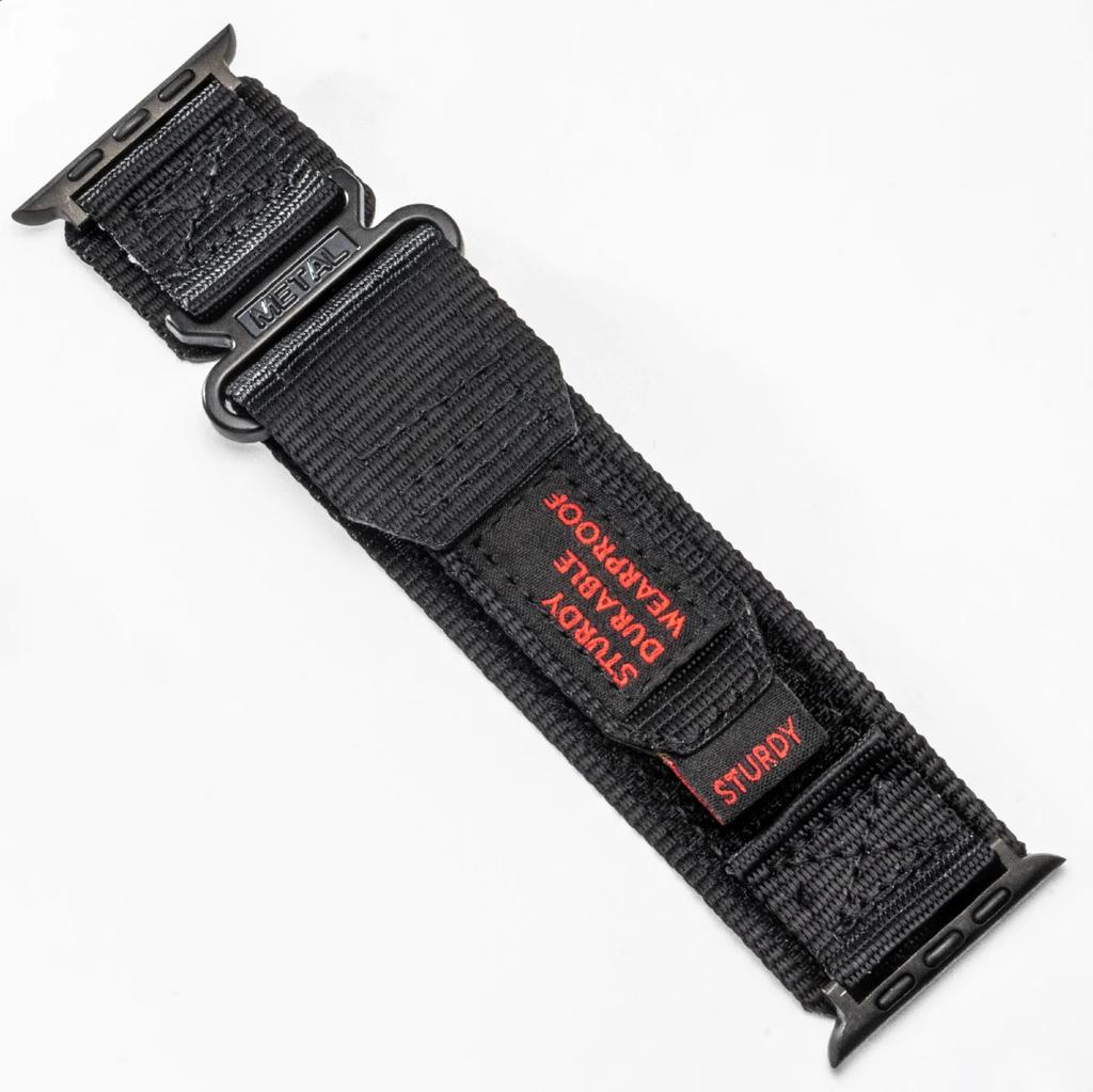 Sports Nylon Strap for Apple Watch Band Ultra 2 49mm 46mm 42mm 45mm 44mm 41mm 40mm Bracelet for Iwatch Series 10 9 8 7 6 SE 5 4