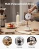 French Press Coffee Maker, 1 Liter Borosilicate Glass Coffee Press Tea Maker with Stainless Steel Filter, Large Glass French Presses Cold Brew for
