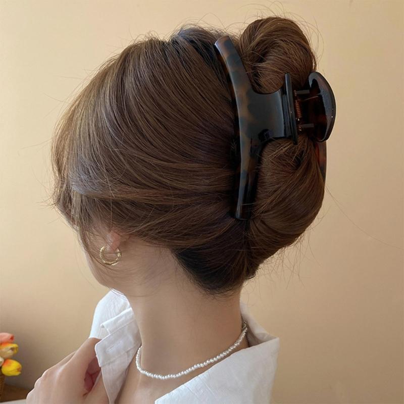 Haarklammer Flache Klammer Thema Haarklammer Elegant Breite Haarspange Haarspangen Starker Halt Haarnadel für Mädchen