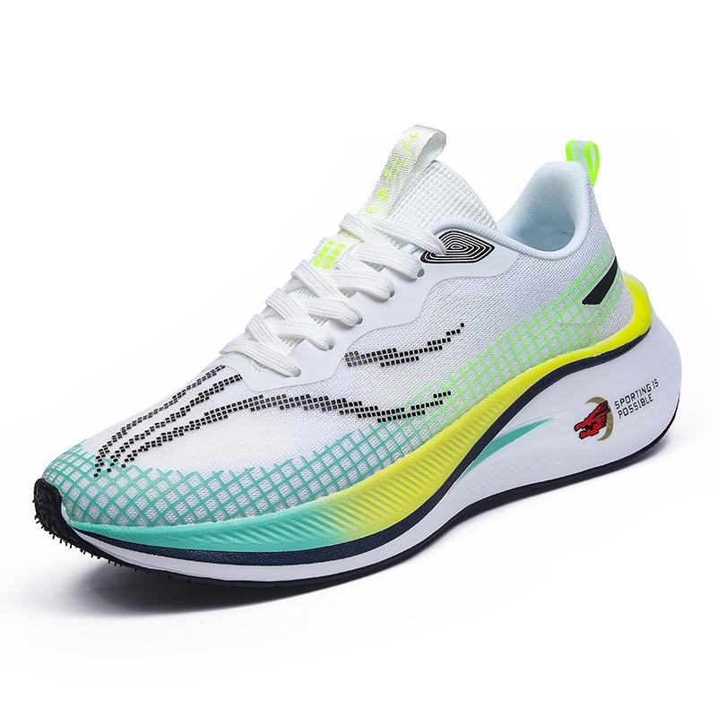 Running Shoes Men Air Men Thick-soled Mesh Breathable Anti-slip Casual Men Shoes Women Soft Lace-up Sports Shoes Women