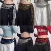 Women's Layered Fringe Skirt Belt with Jeans Decoration - Versatile Dancewear Scarf Accessory