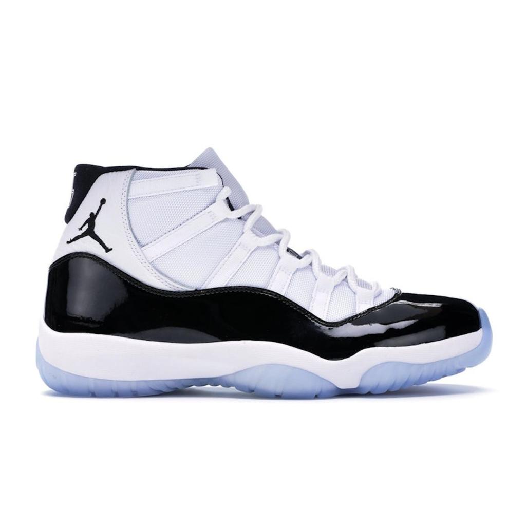 Air Jordan 11 Retro Concord 2018 Unisex Sneakers White Black-Dark-Concord 378037-100