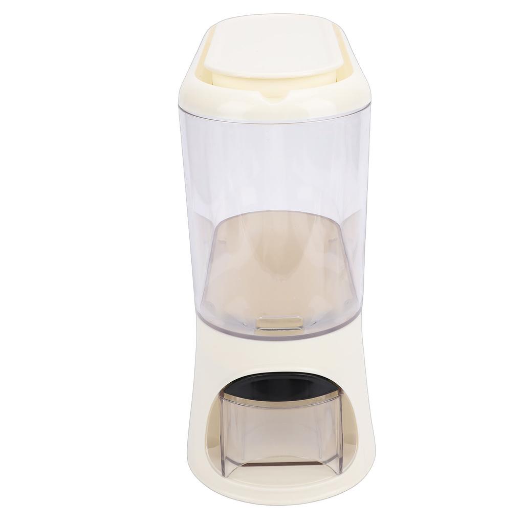 Rice Dispenser Multifunctional 3L Sealed Rice Storage Container with Detachable Lid Measuring Cup for Beans Grains Dry Food