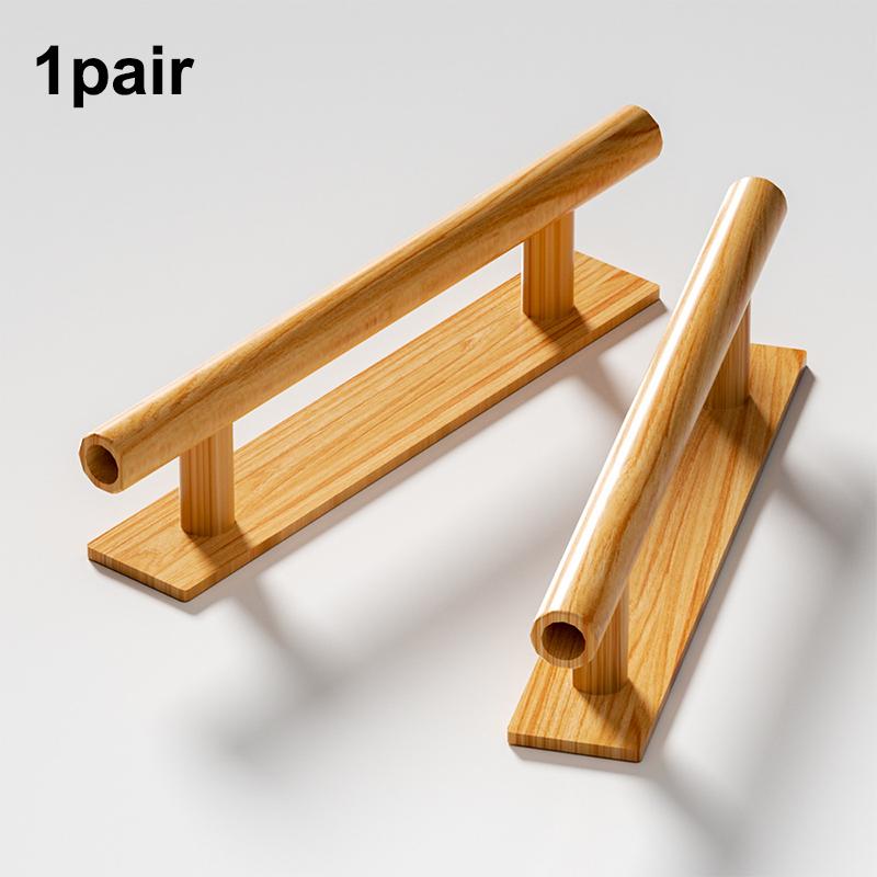 2Pcs Abs Door Handle Self-Adhesive Punch-Free Door Knob Wardrobe Cabinet Drawer Cupboard Handlebar Home Furniture Hardware