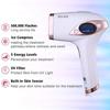 Pulsed Light Epilator Frozen Freezing Point IPL Laser Hair Removal 500000 Flashes Hair Removal Body Face Bikini Underarms