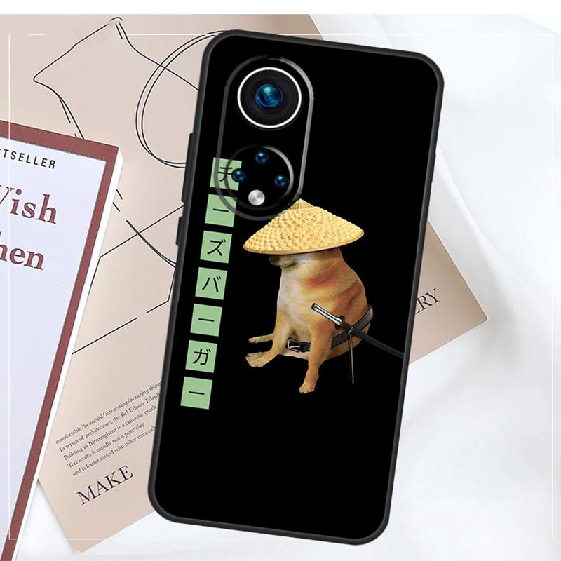 Funny Cheems Doge Case For Honor Magic 8 7 5 6 Pro X9a X9b X9c X9d X8b X8c Win RT 50 70 90 200 400 Pro Cover